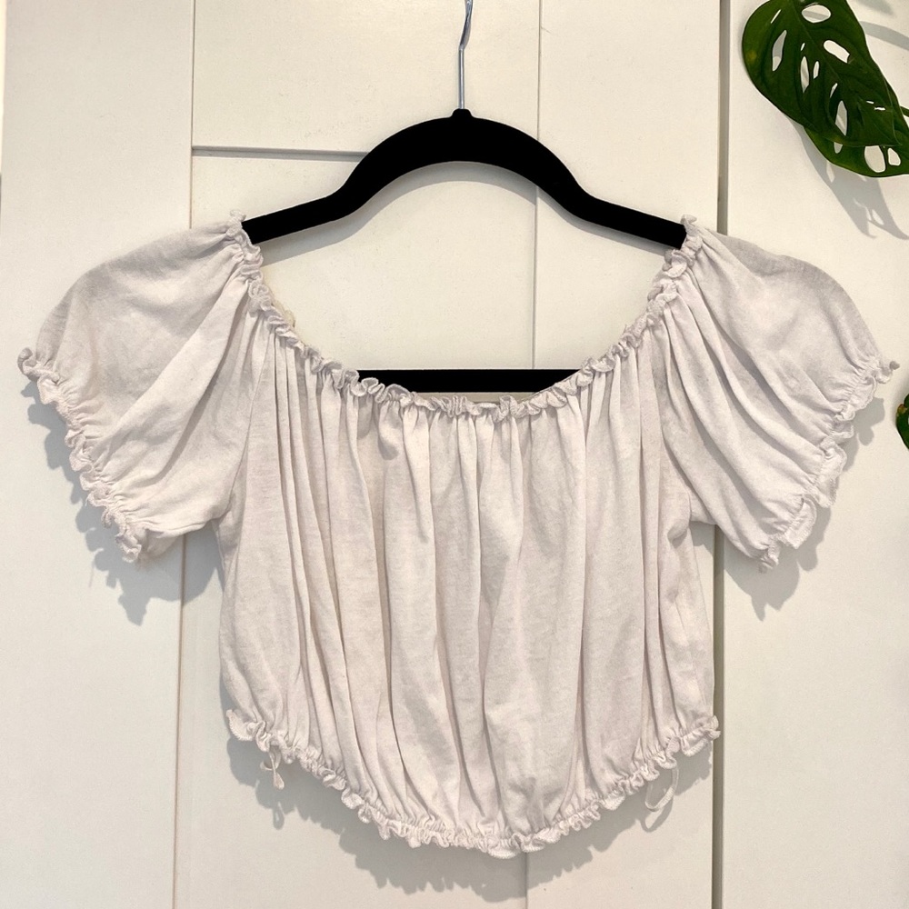 Off-Shoulder Crop Top